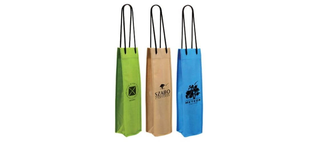 Single Wine Bottle Bag