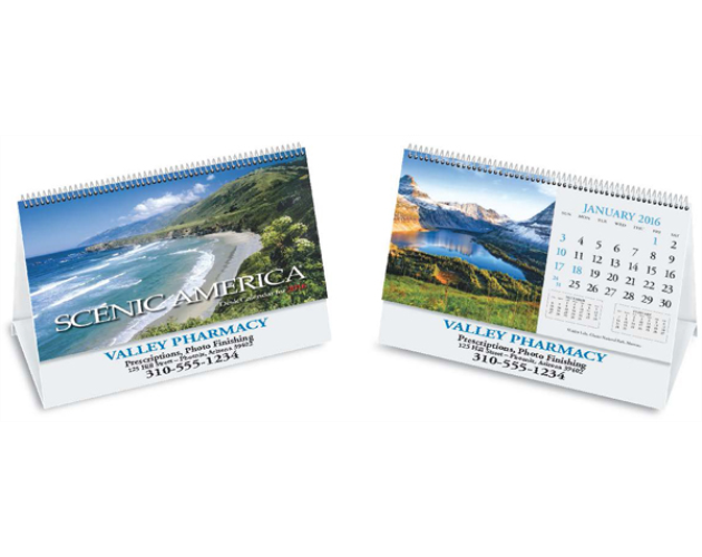 Scenic Desk Calendar