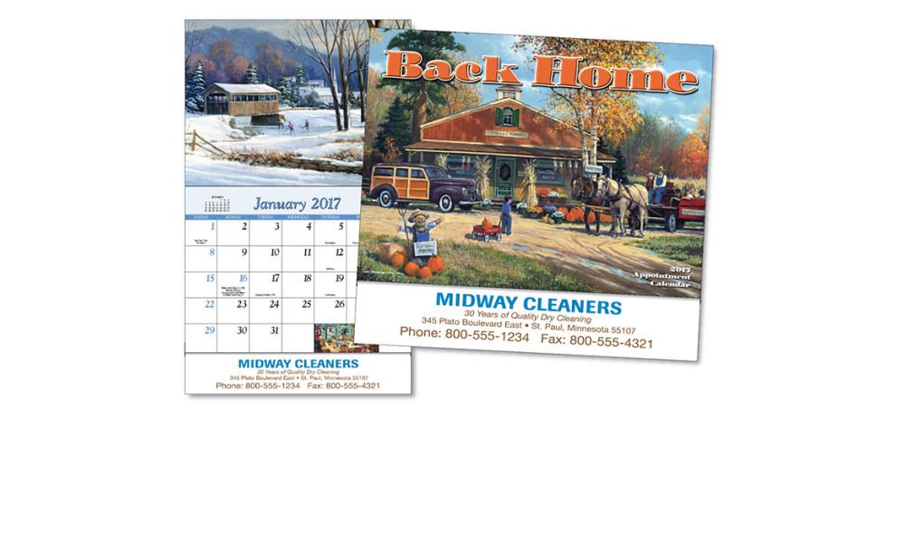 Back Home Appointment Calendar