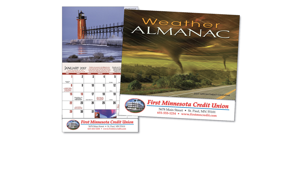 Weather Almanac Appointment Calendar
