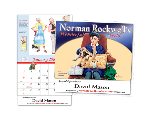 Norman Rockwell Miniatureline Calendars