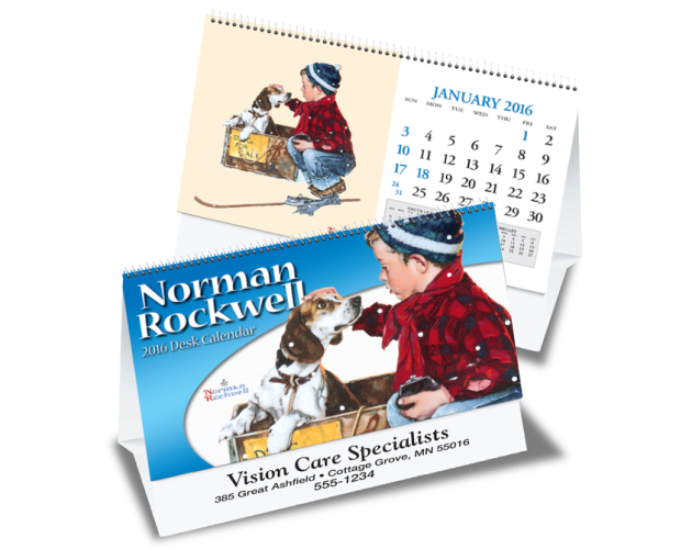 Rockwell Desk Tent Calendar