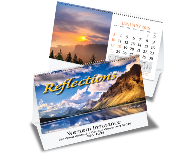 Reflections Desk Tent Calendar