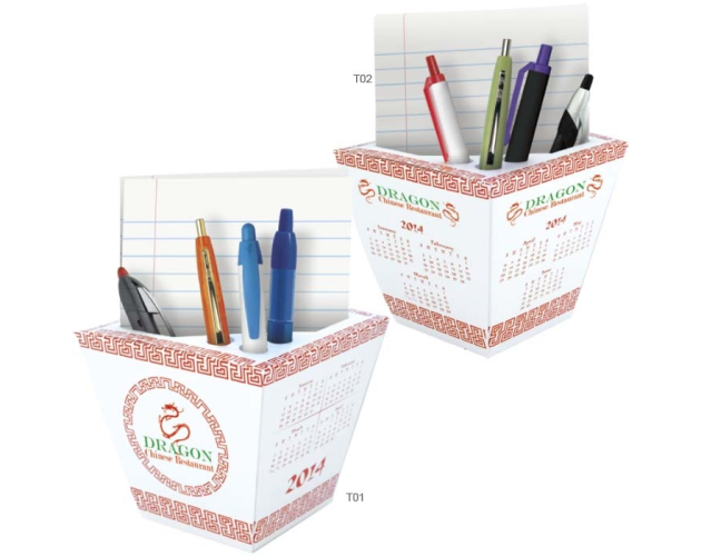 Take-Out Box Calendar
