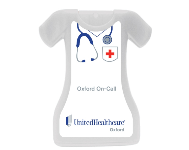 0.54 Oz. Dress Shaped Credit Card Antibacterial Hand Sanitizer Spray
