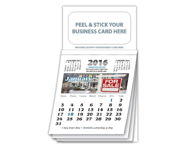 January 2016 Real Estate Calendar