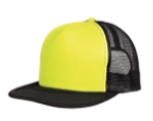 Flat Bill Snapback Trucker Cap