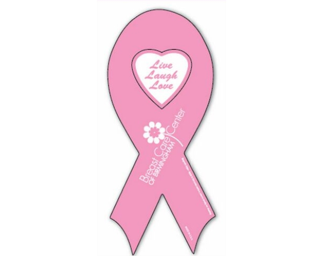 Pick 2 Auto Ribbon Magnet with Heart Shaped Center