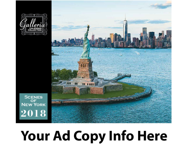 Scenes of New York Wall Calendar