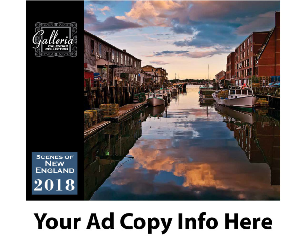 Scenes of New England Wall Calendar