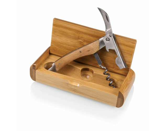 Elan Corkscrew in Bamboo Box