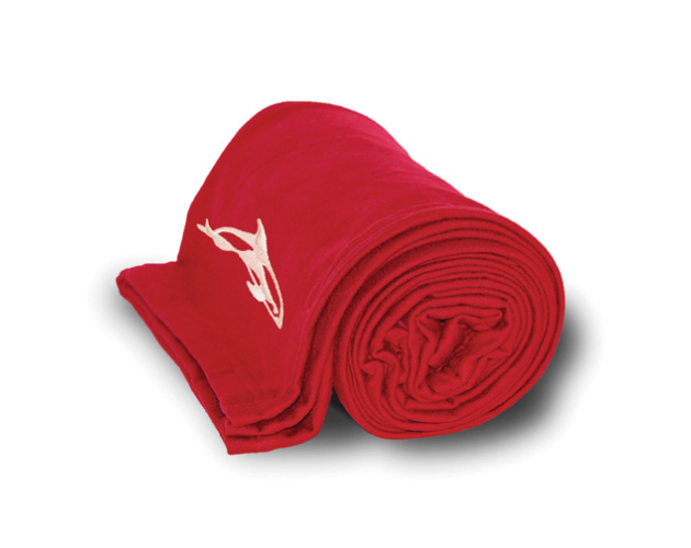 Embroidered Jersey Cotton Blanket