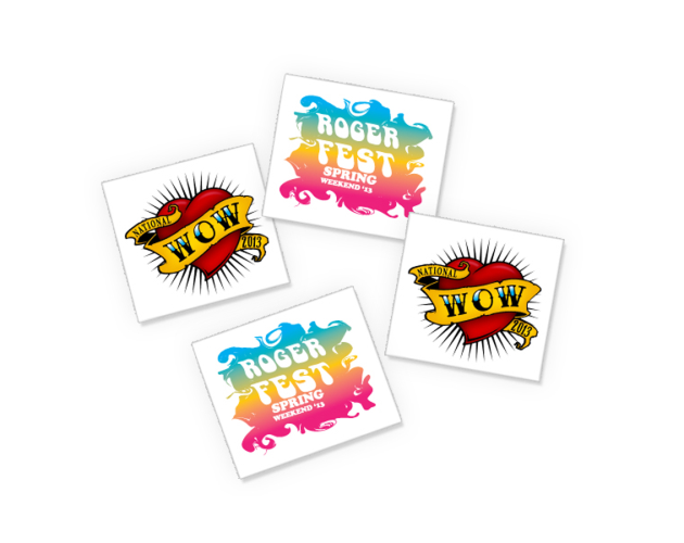 Custom Temporary Tattoos (1.5"x1.5")