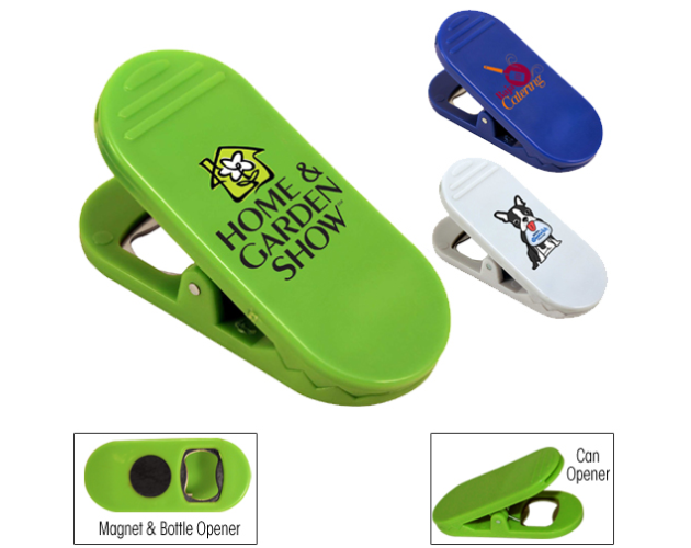 Magnetic Bottle Opener/Bag Clip (Full Color Digital)