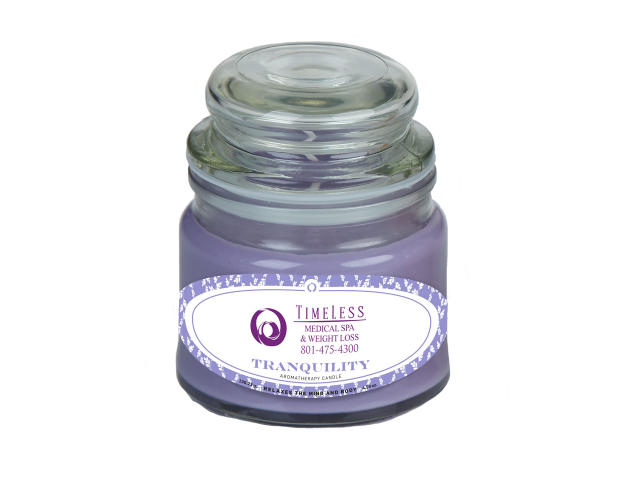Candle in 4 Oz Apothecary Jar