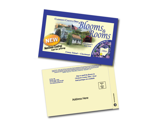 Postcard Size Custom Seed Packet