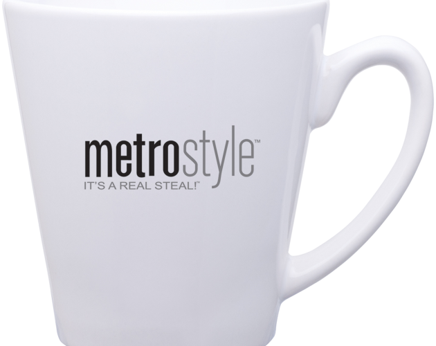 12 Oz. White Mini Latte Mug