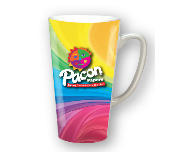 White Latte Mug - 16 Oz.