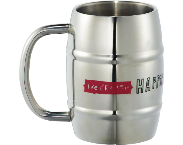 Stainless Barrel Mug 14 Oz.