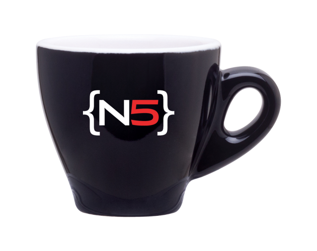 3 Oz. Black Demi Mug