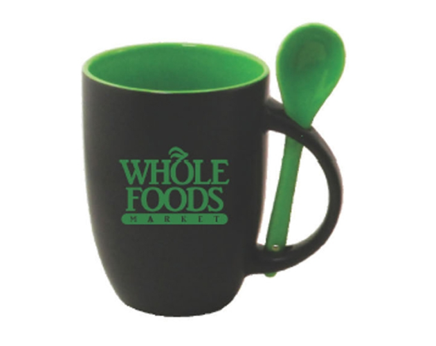 12 Oz. Parker Ceramic Mug w/ Spoon