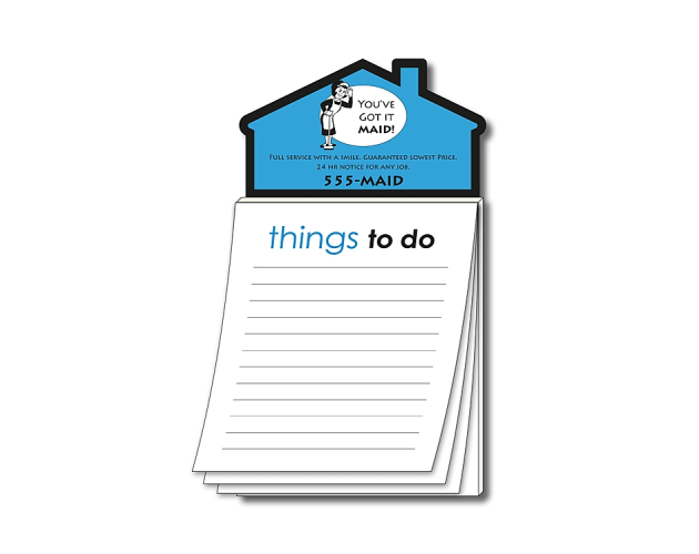 Magna-Pad Stock House Shape Magnet Note Pad w/ 50 "Things to Do" Sheet