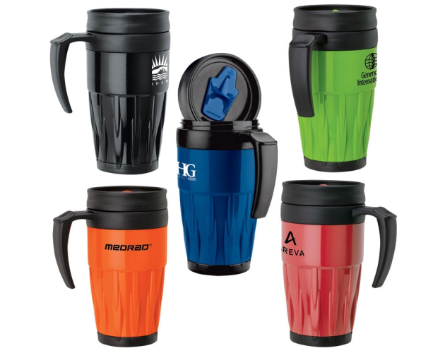14 oz. Colored Travel PP Mug
