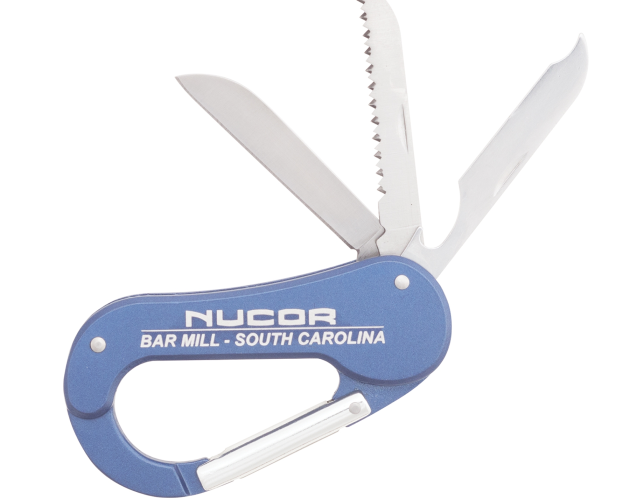 Carabiner Multi Tool - Blue