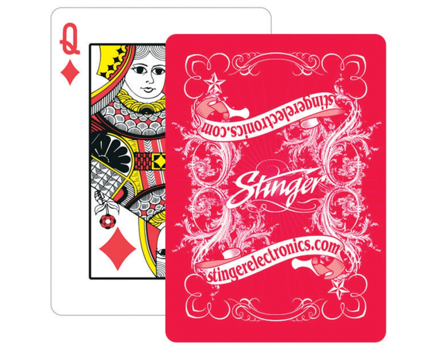 Paper Custom Poker Size Playing Card - 1 Color