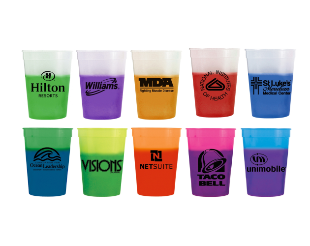 12 Oz. Mood Stadium Cup (Spot Color)