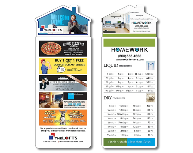 Magna-Card w/ House Shape Magnet