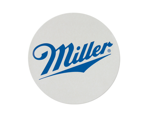 3.5" Round 40pt Lightweight Pulp Board Coaster