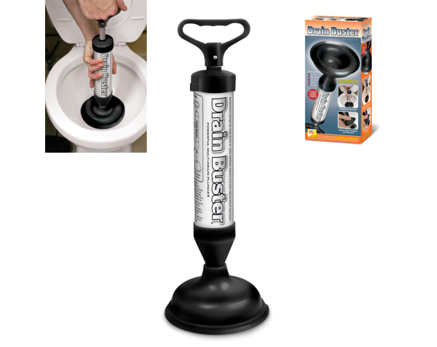 Drain Buster Air Powered Drain Plunger