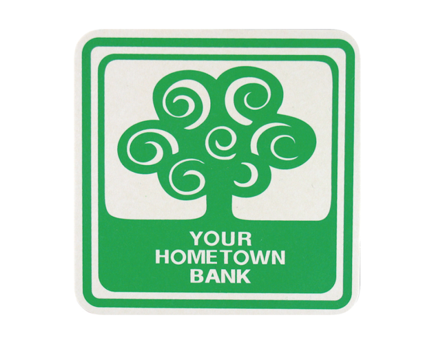 4" Square 80pt Heavyweight Pulp Board Coaster