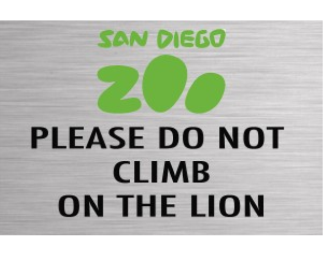 Deluxe Custom Plastic Sign (100 to 125 Sq. Inch)