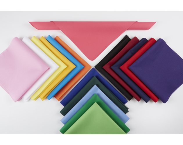 Solid Color Bandanna - Micro Polyester