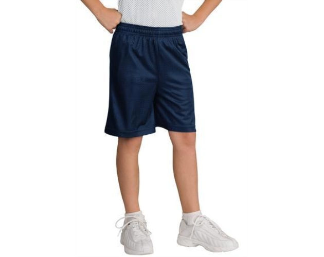 Sport-Tek Youth PosiCharge Classic Mesh Shorts w/ 7" Inseam