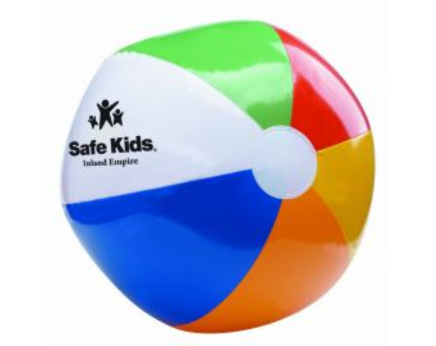 12" 6 Color Beach Ball
