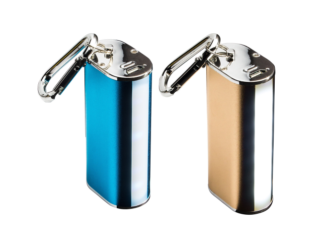 Custom Multifunctional LED Flashlight 2200 mAh Power Bank