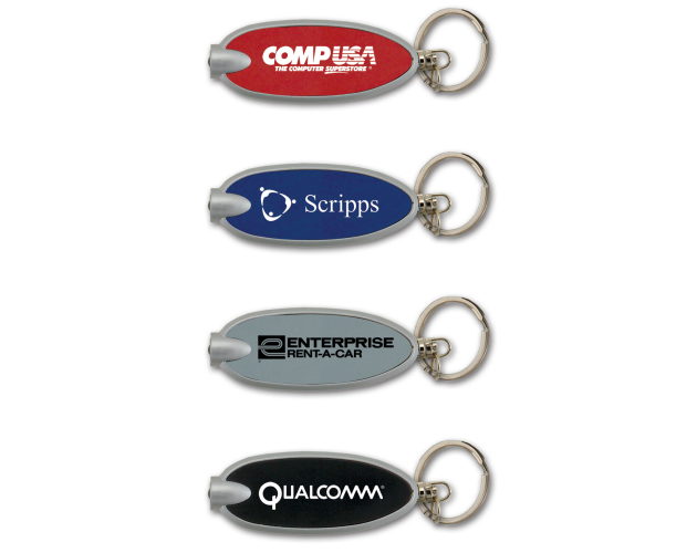 Oval LED Key Tag