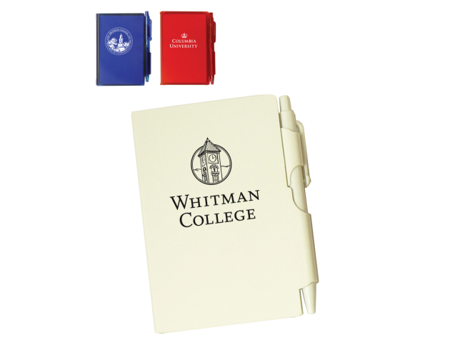 Pocket-Size Notebook w/ Pen Attached