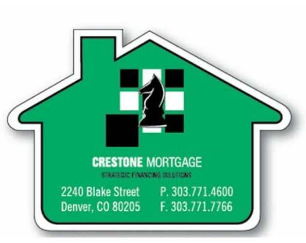 House Notekeeper Magnet - 35 Mil Spot or Process Color (2 7/16"x3 7/16")