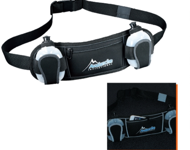 Slazenger Reflective Fitness Hydration Belt
