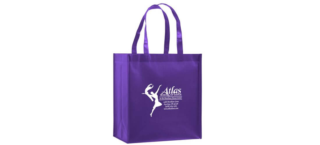 Gloss Grocery Bag w/Insert 12" x 8" x 13"
