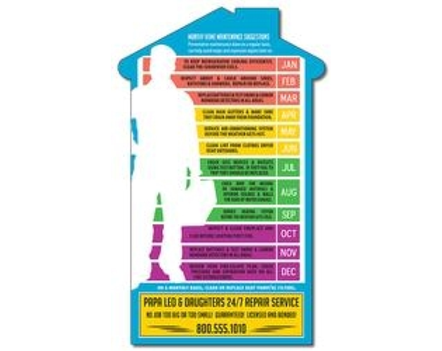 Delivery Magnet House Shape (3.75x6.125)-20 mil.