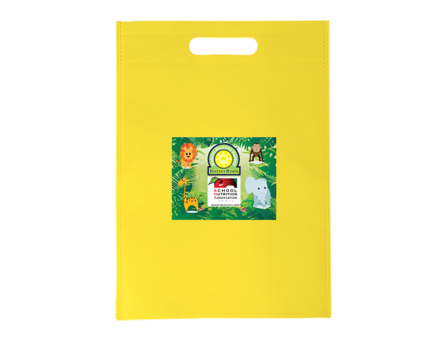 Recession Buster Non-Woven Die Cut Bag w/ Full Color (13"x15"x3") - Color Evolution