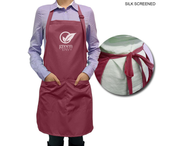 Nylon Salon Apron, 2 Pockets, 25x28