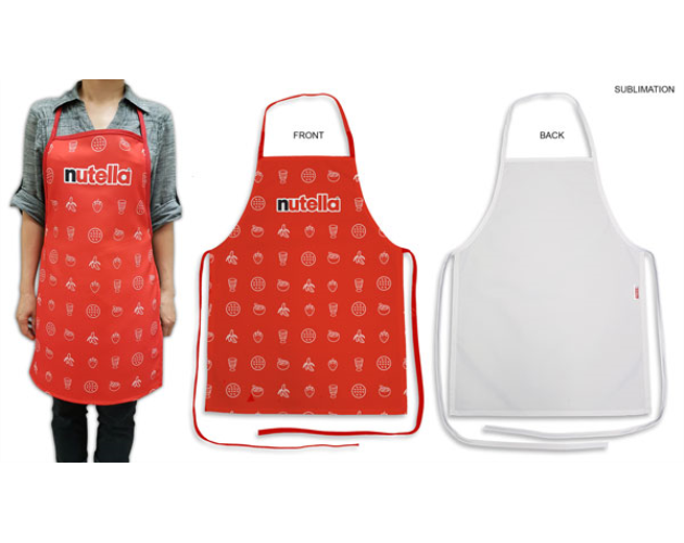 Sublimated Polyester Bib Apron, 19x24