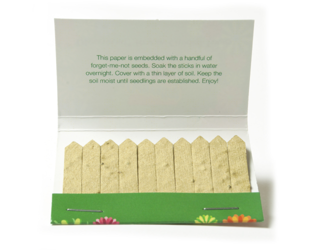Seed Paper Matchbook