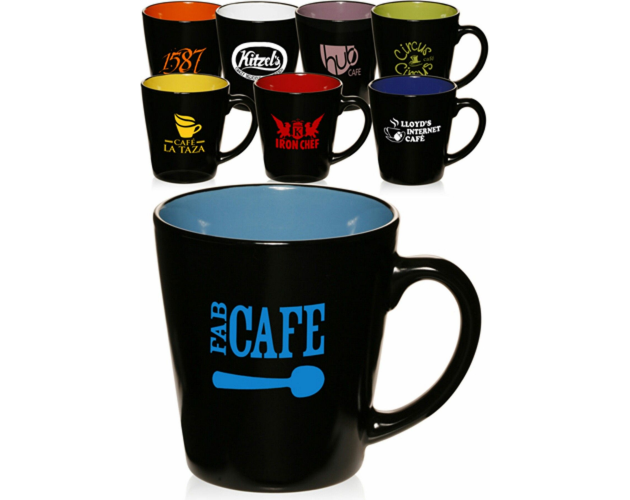 12 Oz. Two Tone Latte Mugs
